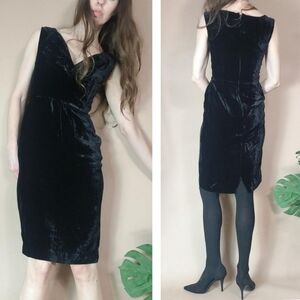 🎈 Sale! Vintage Balmain Velvet Dress s